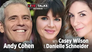 Andy Cohen in conversation with Danielle Schneider & Casey Wilson at Live Talks Los Angeles