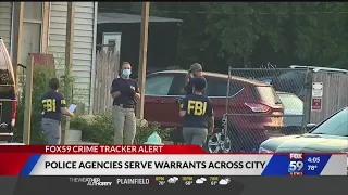 Police serve federal warrants across Indianapolis for drugs, other criminal activity