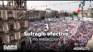 Sufragio efectivo, no reelección.