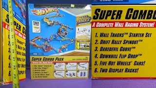 HUGE Hot Wheels Wall Tracks Super Combo Pack With Four Complete Sets from 2012