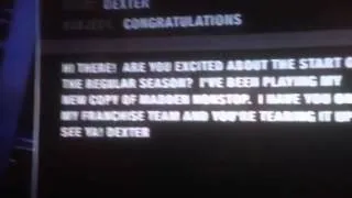 Madden NFL 08: Dexter is breaking the 4th wall!
