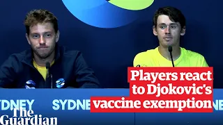 Djokovic vaccine medical exemption: Australian tennis players respond