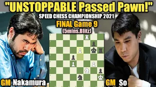 SPEED CHESS CHAMPIONSHIP 2021 | Hikaru Nakamura VS Wesley So | FINAL Game 9 (5mins.Blitz)