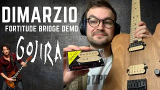 DiMarzio Fortitude Bridge - Gojira Demo - The BEST Metal Pickup?! (Joe Duplantier / Gojira Pickups)