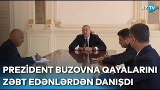 Prezident Buzovna qayalarını zəbt edənlərdən danışdı: “Onların siyahısı var”