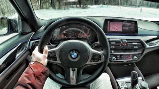 2020 BMW 540i 3.0 AT - POV TEST DRIVE