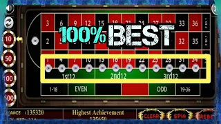 100% Best Winning Strategy to Roulette | Thief Of Roulette Betting Strategy to Win | Roulette
