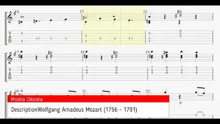 GUITARRA CLÁSSICA, sinfonia de Wolfgang Amadeus Mozart No: 40