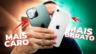 iPHONE SE 3 vs iPHONE 13 PRO MAX | COMPARATIVO! Será que tem TANTA diferença assim?