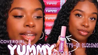 Cover Girl Clean Fresh Yummy Gloss Try-On Swatches