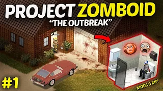 THE OUTBREAK! - Let's Play Project Zomboid Modded (MP) - Ep.1
