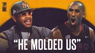 Carmelo Anthony Explains How Kobe Bryant's Leadership Helped Team USA Bring Home Gold in 2008