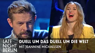 Das Duell um das Duell um die Welt mit Jeannine Michaelsen | Late Night Berlin | ProSieben