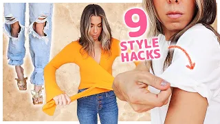 9 Easy STYLE HACKS to Transform Your Closet ✨| DIY with Orly Shani