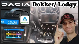 Desmontar la consola central del Dacia Lodgy & Dokker | Cable para Android Auto