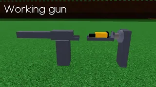 Working gun with ammo tutorial build a boat ROBLOX