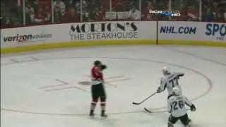 Marian Hossa Catches Puck and Hits Out of Air - Amazing Goal!!!!
