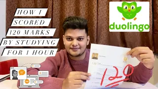 How i scored 120 marks in Duolingo by studying for 1 hour only. #duolingo #usavisa #f1visainterview