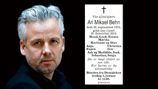 Ari Behn's funeral, with interviews