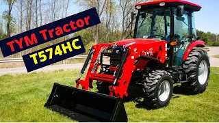 TYM T574 Tractor First Look & Review