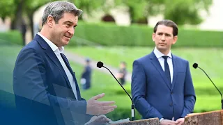 Video in Gebärdensprache: Presse-Statements von Ministerpräsident Dr. Söder und Bundeskanzler Kurz