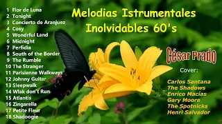 MELODIAS INSTRUMENTALES RELAJANTES INOLVIDABLES AÑOS 60  - Cover by César Prado