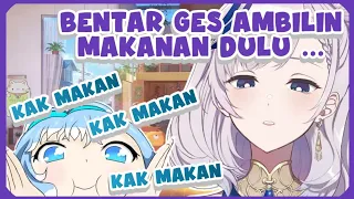 Kobo jadi adek yang minta makanan ke kakak nya  ..【Reine x Kobo】