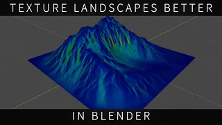 How to Texture Landscapes Better in Blender - Bangimation Tutorial
