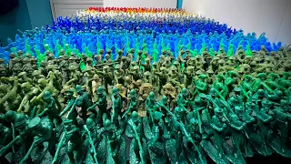 1000+ PIECE ARMIES IN PLASTIC MYSTERY BAGS (Stop Motion Review) Episode 18