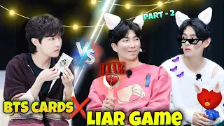 BTS cards vs Liar Game 🎯 [Next Top genius] part - 2 ll Hindi Dubbed!#runbts 2023