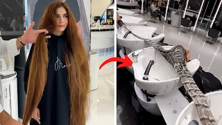 The Most Extreme Long Hair Transformation!