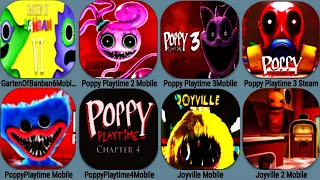 Joyville 2 Mobile, Poppy Playtime 4, Poppy Playtime 3, Joyville Mobile, Banban 6Mobi,Poppy Playtime2