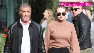 Sylvester Stallone Goes Jewelry Shopping With His Daughter Sophia In Beverly Hills 1.9.20