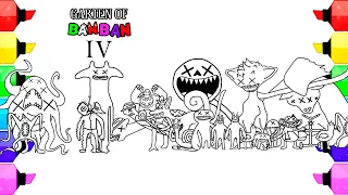 Garten of BanBan 4 Coloring Pages / Color ALL NEW BOSSES + ENDING (Chapter 2) / Cartoon On & On NCS