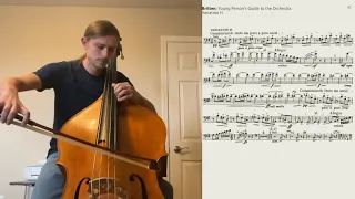 Double Bass Excerpt: Britten Young Persons Guide