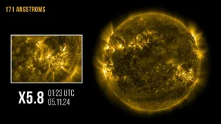 X-Class Flares Dominate Sun in May