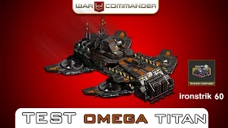 test omega titan war commander