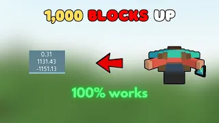 How to go 1000+ BLOCKS UP! | Bloxd.io ( 100% works )