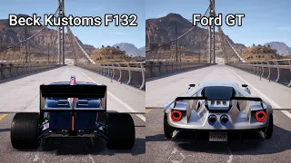 NFS Payback - Beck Kustoms F132 vs Ford GT - Drag Race