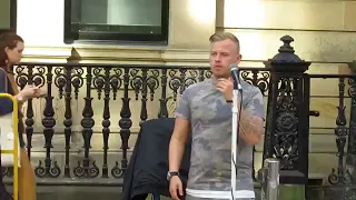 James Arthur duet  |  Street  singers in Glasgow city center