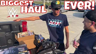 BIGGEST WWE Figure TOY HUNT EVER!!!!!! - TOY CON Hunt Day 2