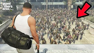 BIGGEST Zombie Attacked In GTA 5 | Destroys LOS SANTOS PART 2 | Lovely Gaming