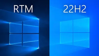 Windows 10 RTM vs 10 22H2!