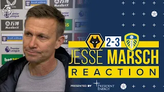 “We fight until the last second” | Jesse Marsch reaction | Wolves 2-3 Leeds United