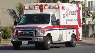Falck Ambulance 5699 Transporting