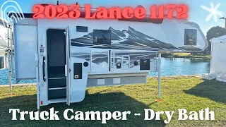 2023 Lance 1172 Truck Camper with DRY BATH