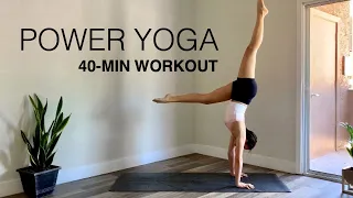 40 Minute Power Vinyasa Yoga Class