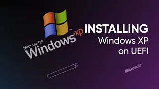 Installing Windows XP on UEFI