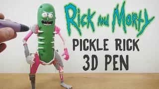 3D Pen | Making Pickle Rick | Rat Suit | Rick and Morty Season 3 | 3D Pen creations