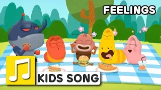 FEELINGS | LARVA KIDS | NURSERY RHYME | KIDS SONG | 2 MIN  | LEARNING SONGS